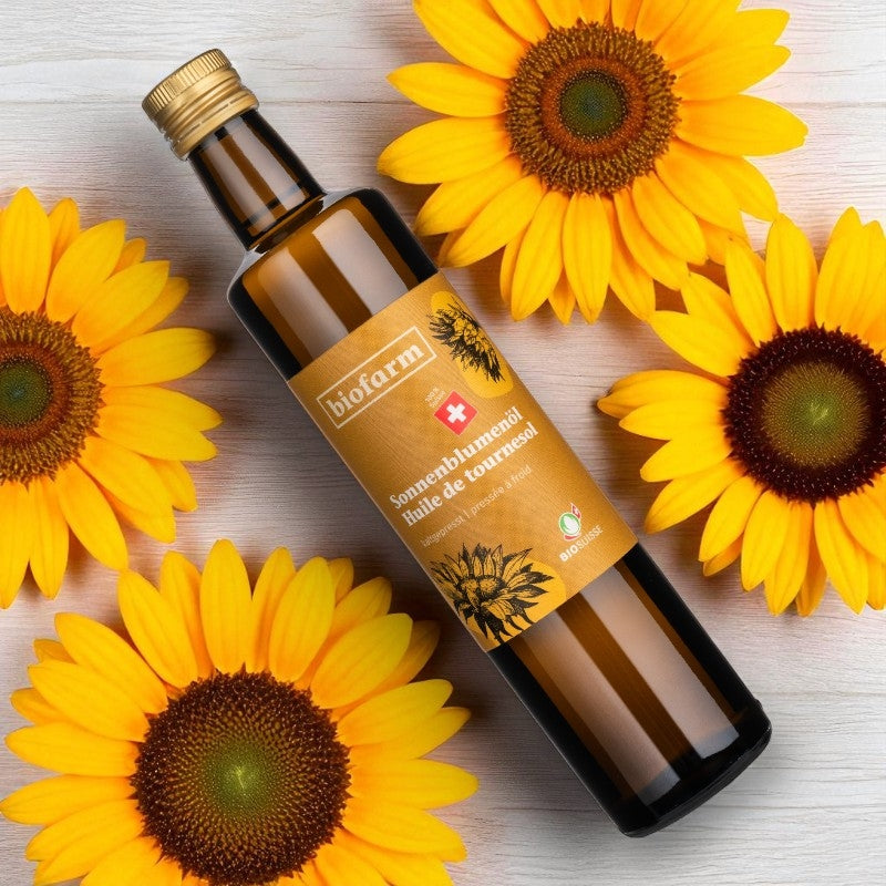 Huile de tournesol suisse BIO - 500ml - Biofarm