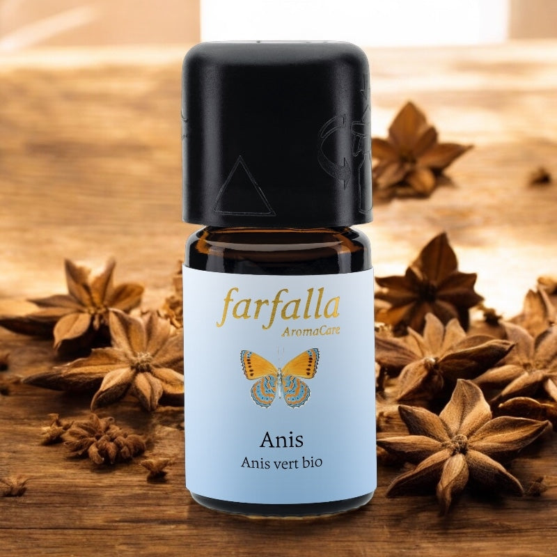 Ätherisches Bio-Grünanisöl – 5 ml – Farfalla