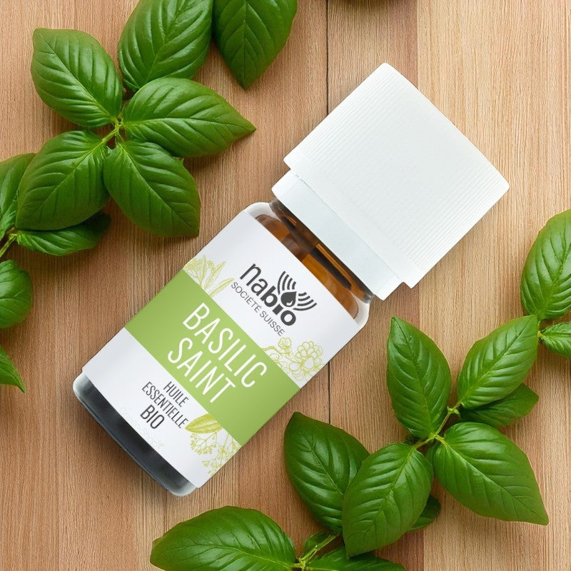 Huile essentielle bio basilic saint 10 ml nabio 3