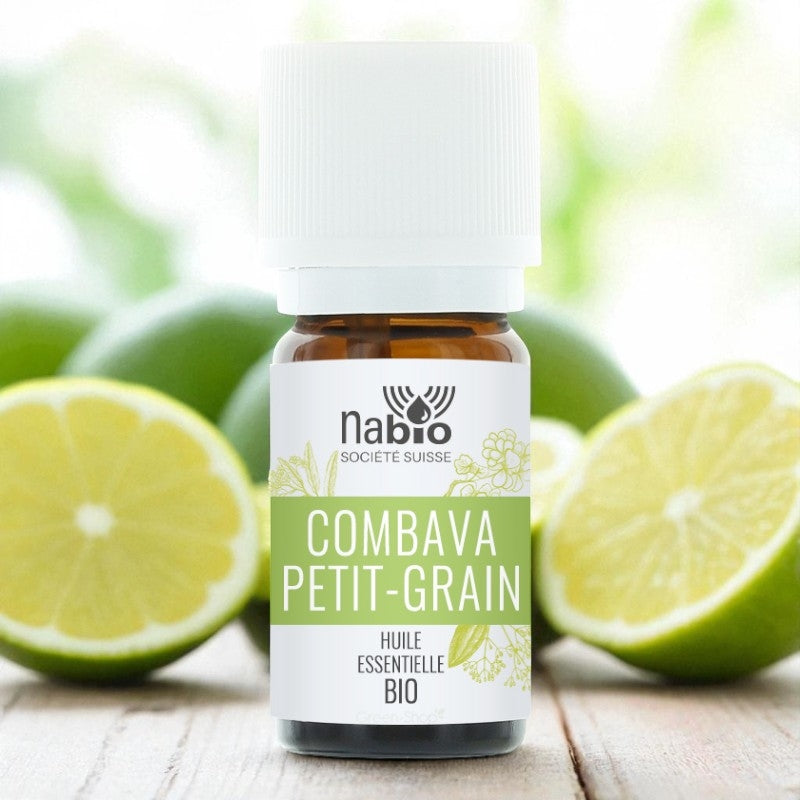 Bio-ätherisches Petitgrain-Öl von Combava – 10 ml – Nabio