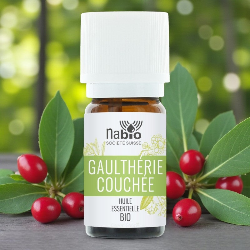 Huile essentielle BIO Gaulthérie couchée - 10ml - Nabio