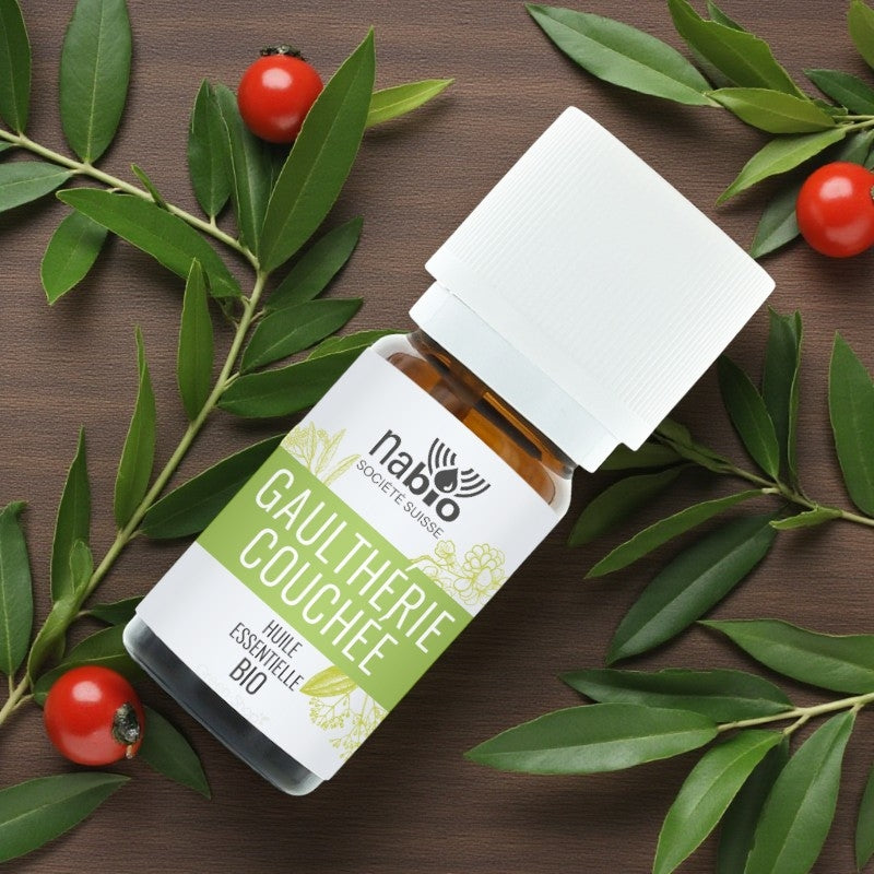 Huile essentielle BIO Gaulthérie couchée - 10ml - Nabio