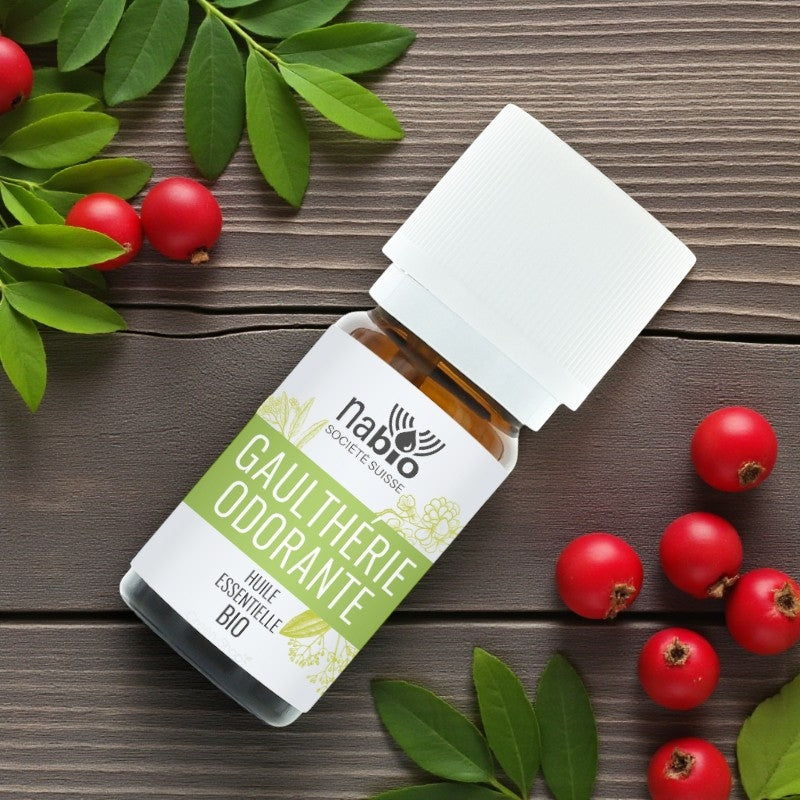 Huile essentielle bio gaultherie odorante 10 ml nabio 3