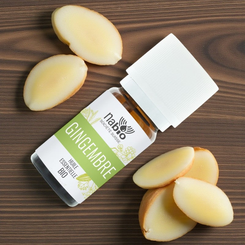Huile essentielle BIO Gingembre - 10ml - Nabio