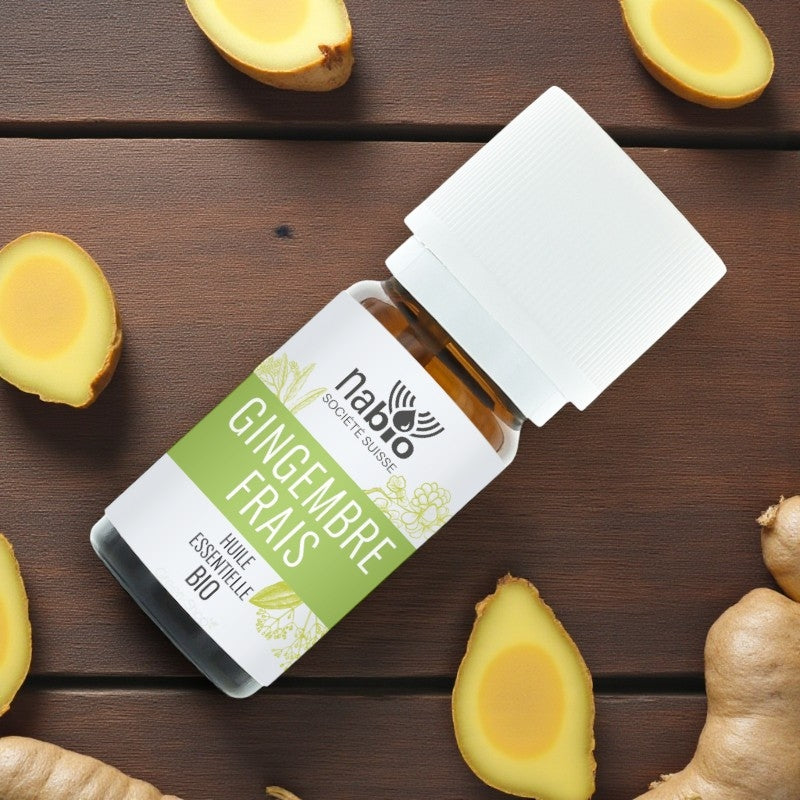 Huile essentielle BIO Gingembre frais - 5ml - Nabio