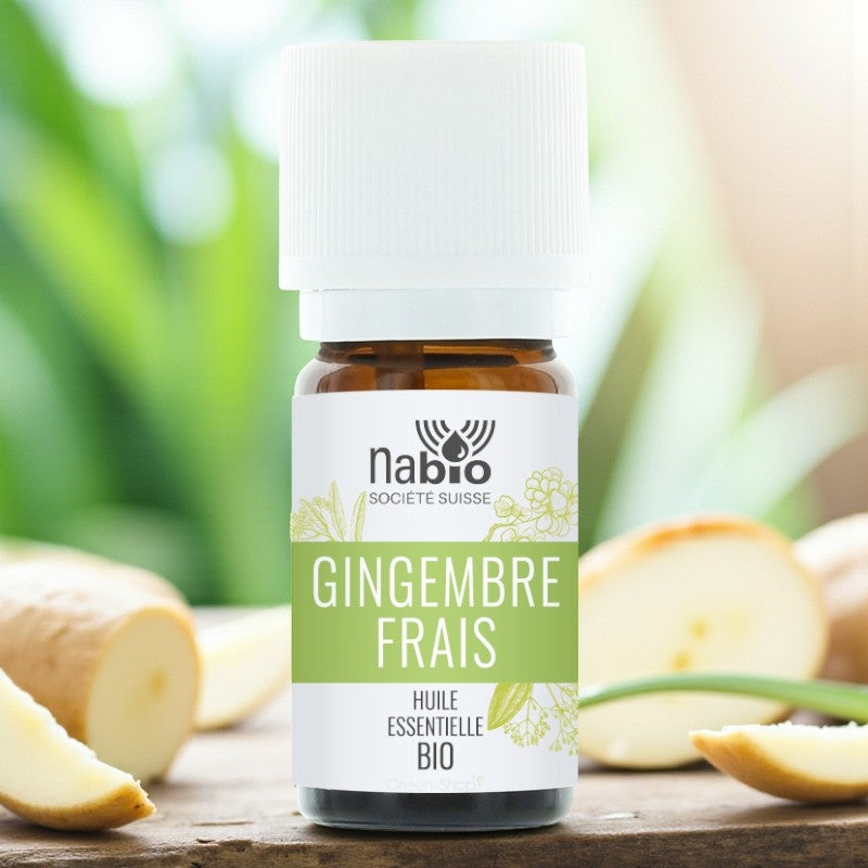 Huile essentielle BIO Gingembre frais - 5ml - Nabio