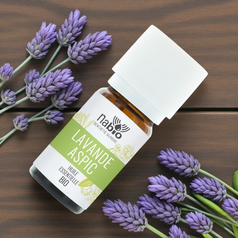 Ätherisches Bio-Lavendelöl (Spike Lavendel) – 10 ml – Nabio