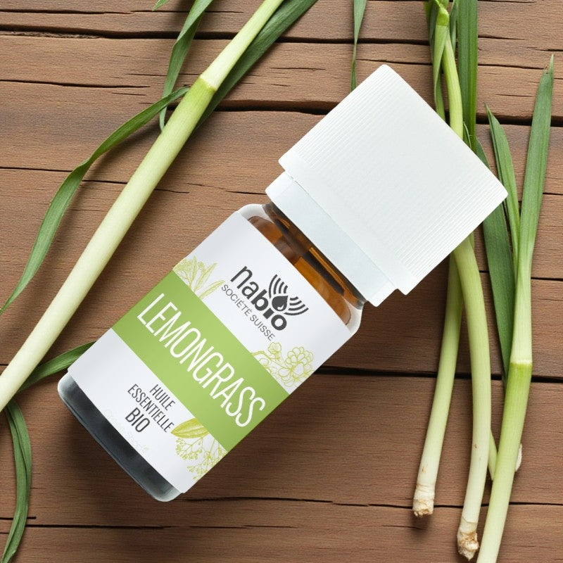 Ätherisches Bio-Zitronengrasöl – 10 ml – Nabio