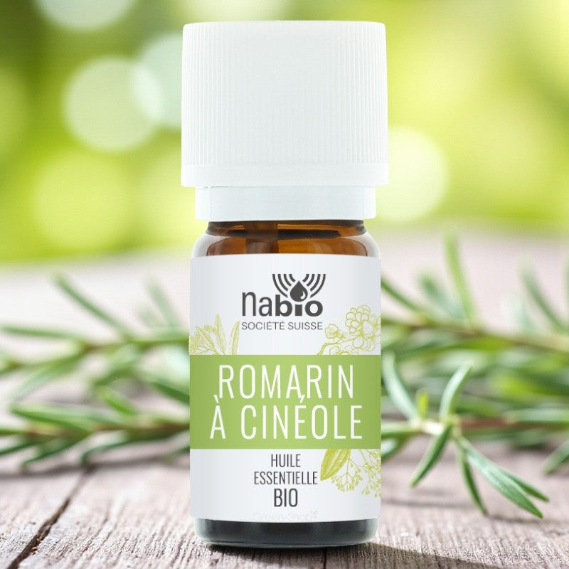 Ätherisches Bio-Rosmarinöl mit Cineol – 10 ml – Nabio