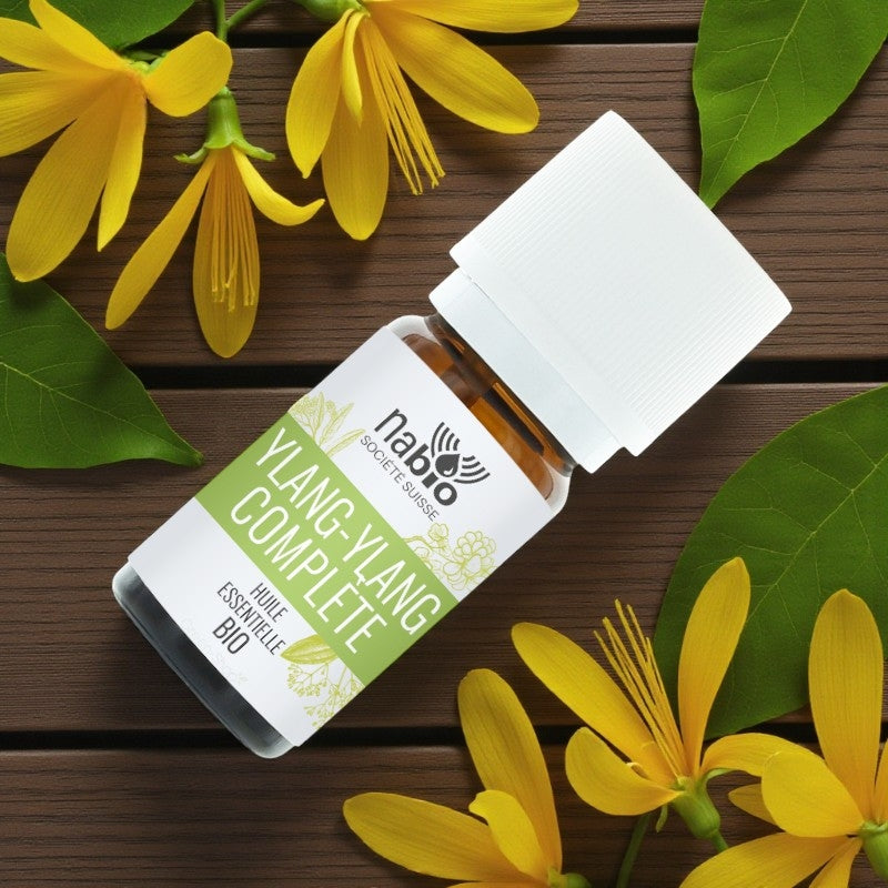 Huile essentielle BIO Ylang-Ylang complète - 10ml - Nabio