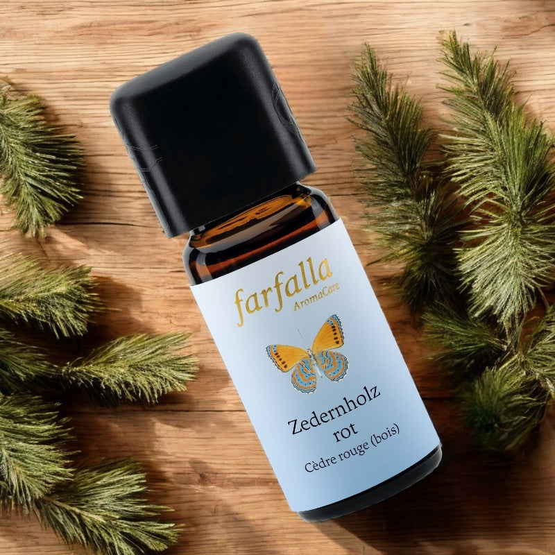 Ätherisches Öl aus wildem rotem Zedernholz – 10 ml – Farfalla