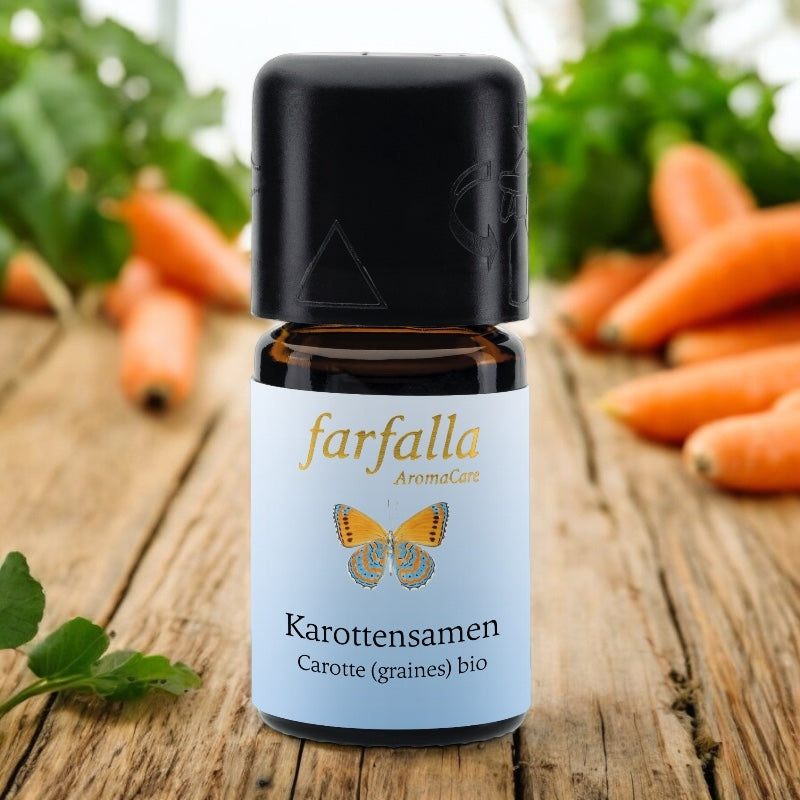 Ätherisches Bio-Karottenöl (Samen) – 5 ml – Farfalla