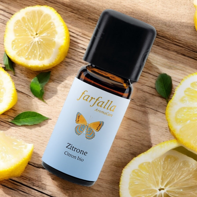 Ätherisches Bio-Zitronenöl – 10 ml – Farfalla