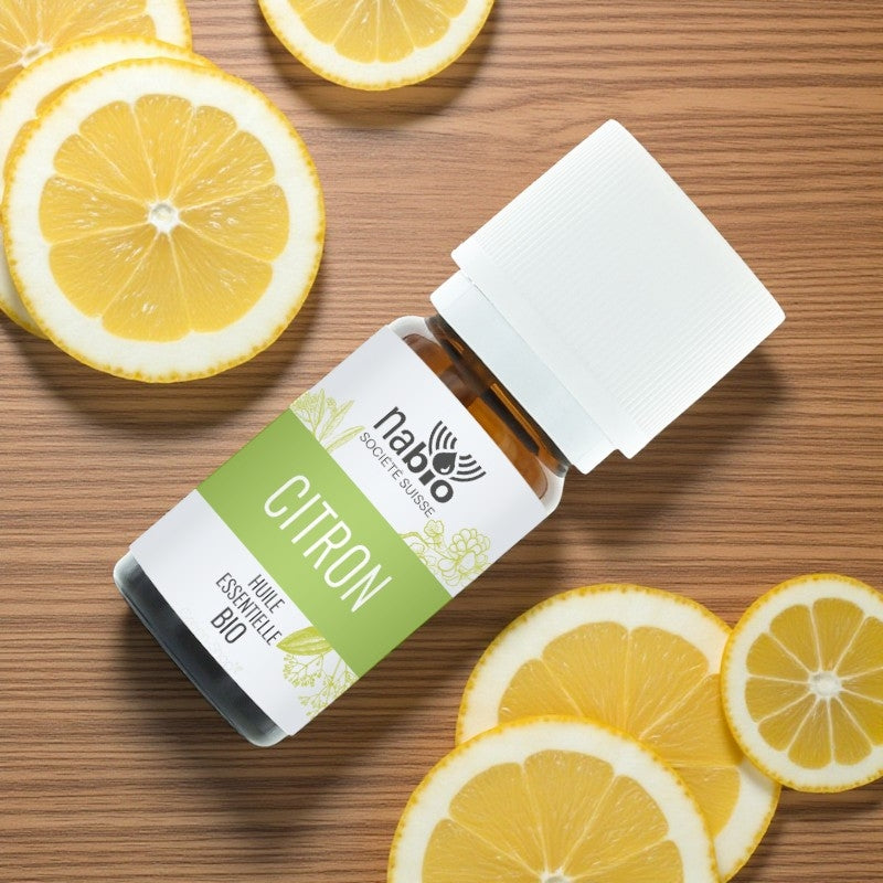 Ätherisches Bio-Zitronenöl – 10 ml – Nabio