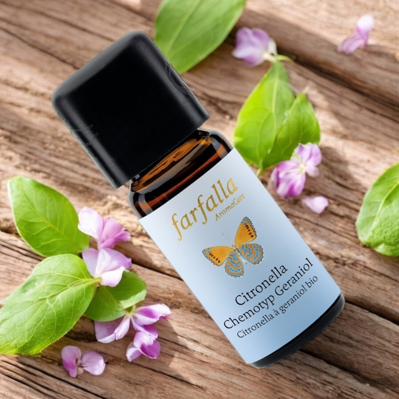 Huile essentielle Citronella à geraniol BIO - 10ml - Farfalla
