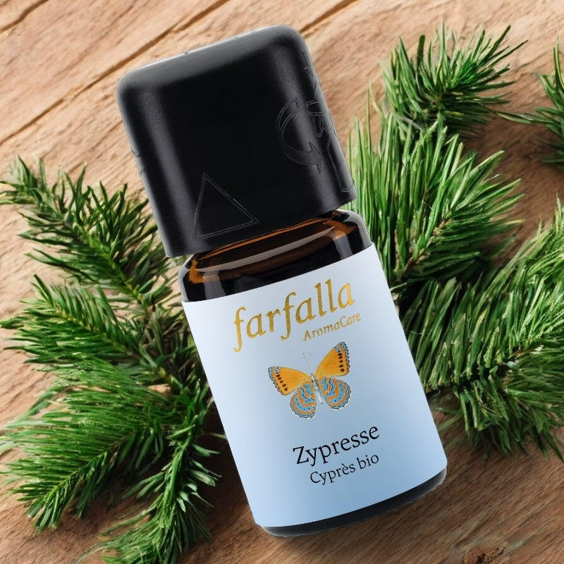 Ätherisches Bio-Zypressenöl – 5 ml – Farfalla