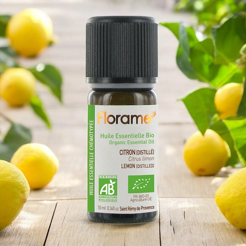Huile essentielle de citron distille bio 10 ml florame 2