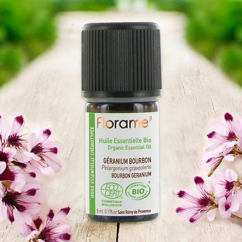 Huile essentielle de geranium afrique bio 5 ml florame 2