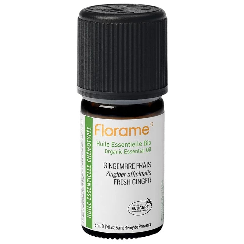 Huile essentielle de gingembre frais bio 5 ml florame