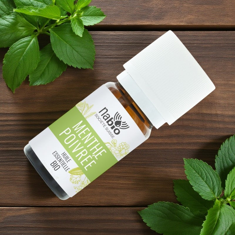 Ätherisches Bio-Pfefferminzöl – 10 ml – Nabio