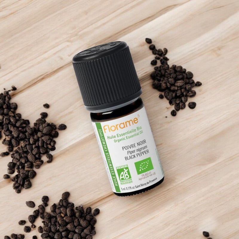 Ätherisches Bio-Öl aus schwarzem Pfeffer – 5 ml – Florame