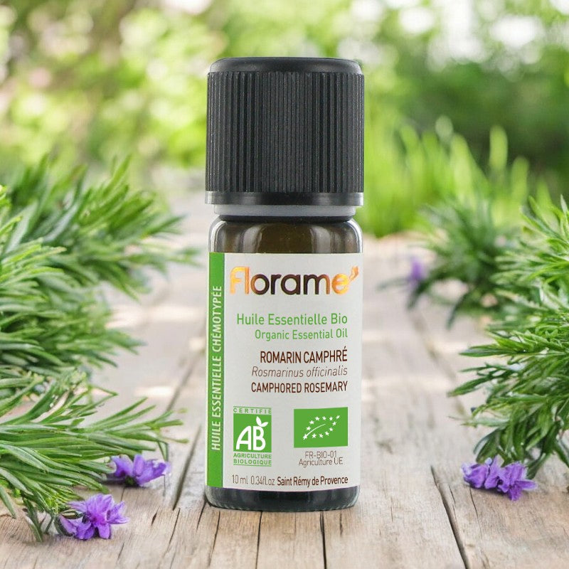 Huile essentielle de Romarin camphré BIO - 10ml - Florame