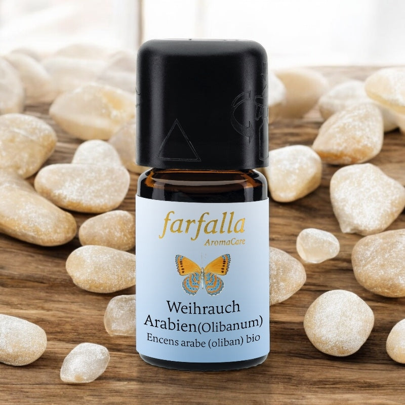 Ätherisches Bio-Weihrauchöl aus arabischem Weihrauch – 5 ml – Farfalla