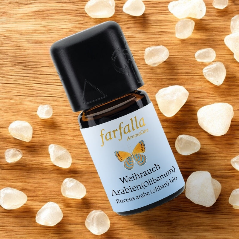 Ätherisches Bio-Weihrauchöl aus arabischem Weihrauch – 5 ml – Farfalla