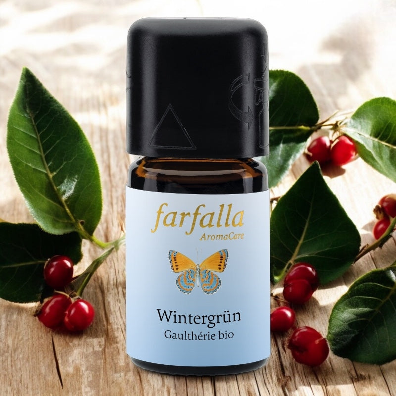Ätherisches Bio-Wintergrünöl – 5 ml – Farfalla