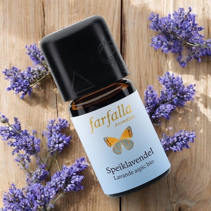 Huile essentielle lavande aspic bio 5 ml farfalla 3