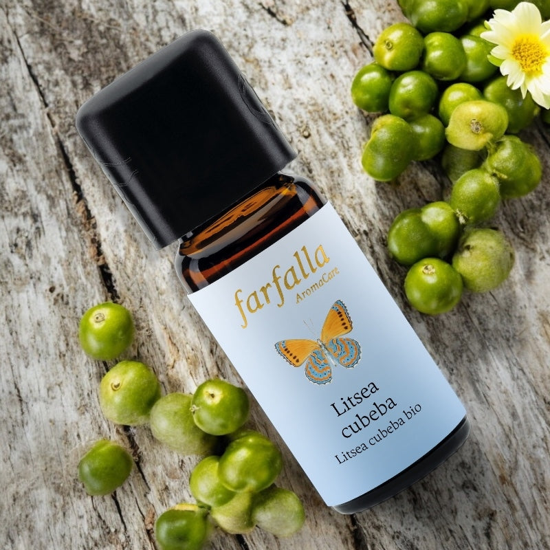 Ätherisches Bio-Litsea-cubeba-Öl – 10 ml – Farfalla