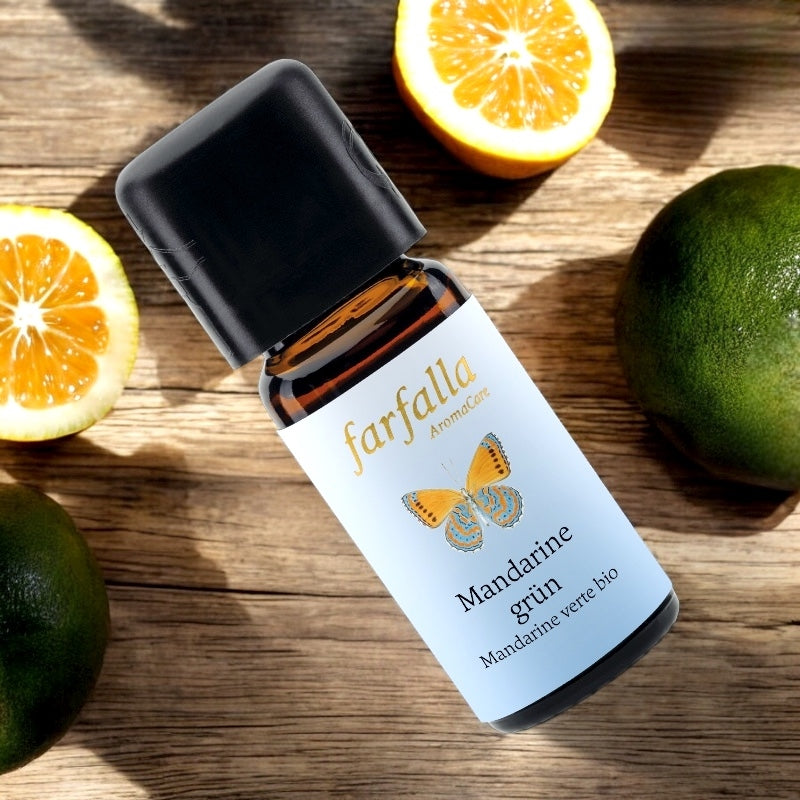 Ätherisches Bio-Öl aus grüner Mandarine – 10 ml – Farfalla