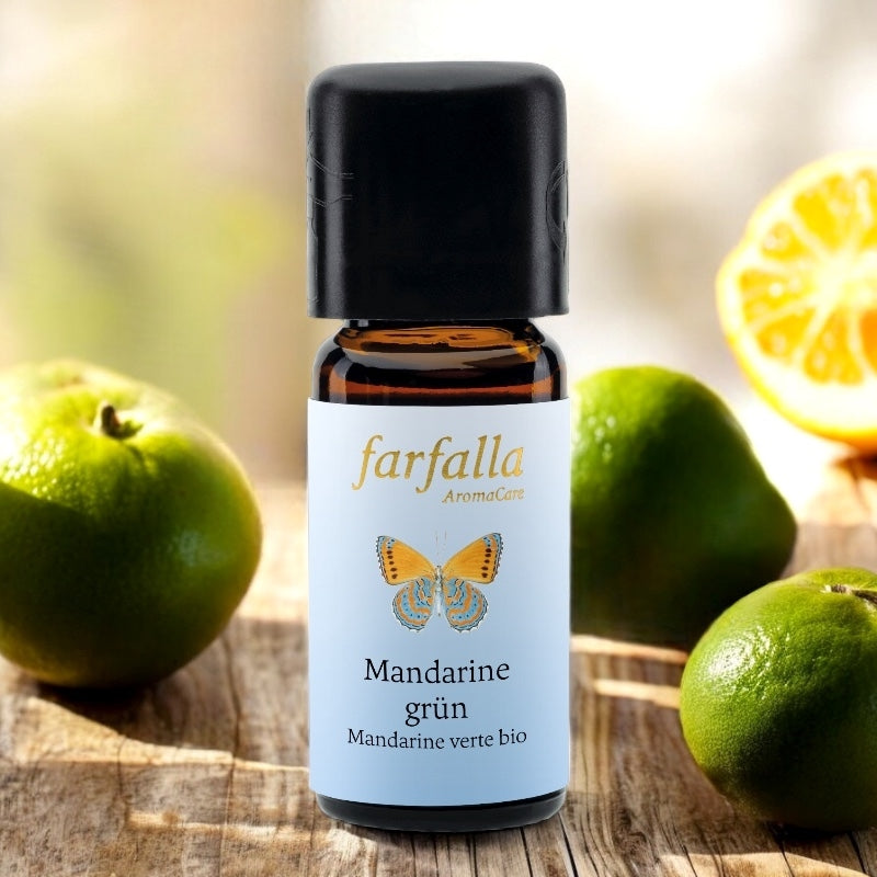 Ätherisches Bio-Öl aus grüner Mandarine – 10 ml – Farfalla