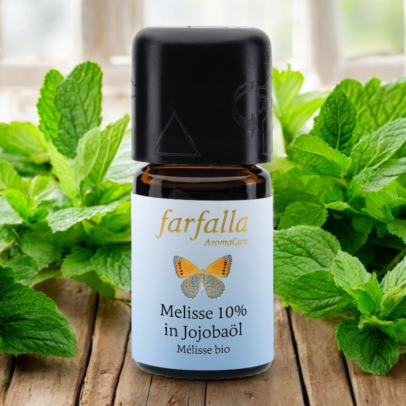 Ätherisches Bio-Zitronenmelissenöl – 5 ml – Farfalla