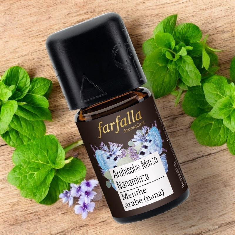 Ätherisches Bio-Öl aus arabischer Minze – 5 ml – Farfalla