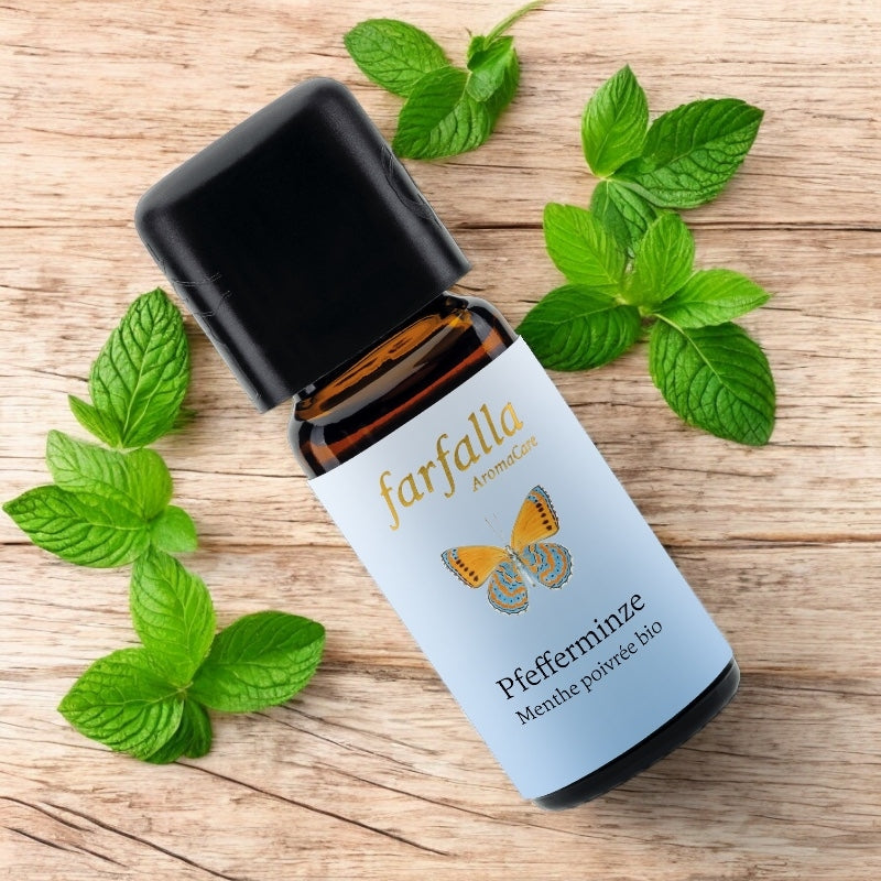 Ätherisches Bio-Pfefferminzöl – 10 ml – Farfalla