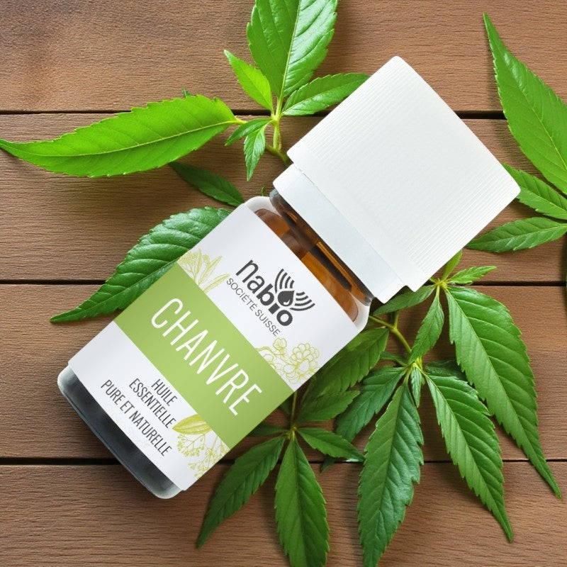 Huile essentielle naturelle Chanvre - 2ml - Nabio
