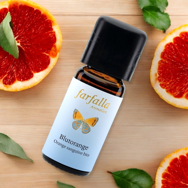 Ätherisches Bio-Blutorangenöl – 10 ml – Farfalla