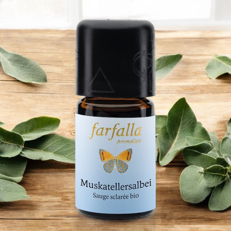 Ätherisches Bio-Muskatellersalbeiöl – 5 ml – Farfalla