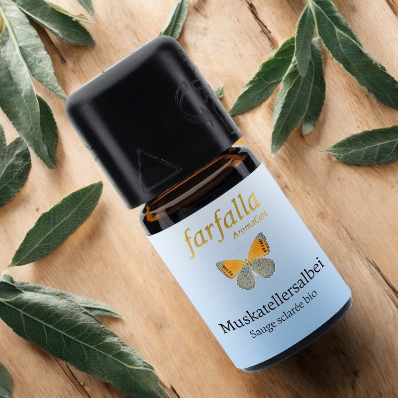Ätherisches Bio-Muskatellersalbeiöl – 5 ml – Farfalla