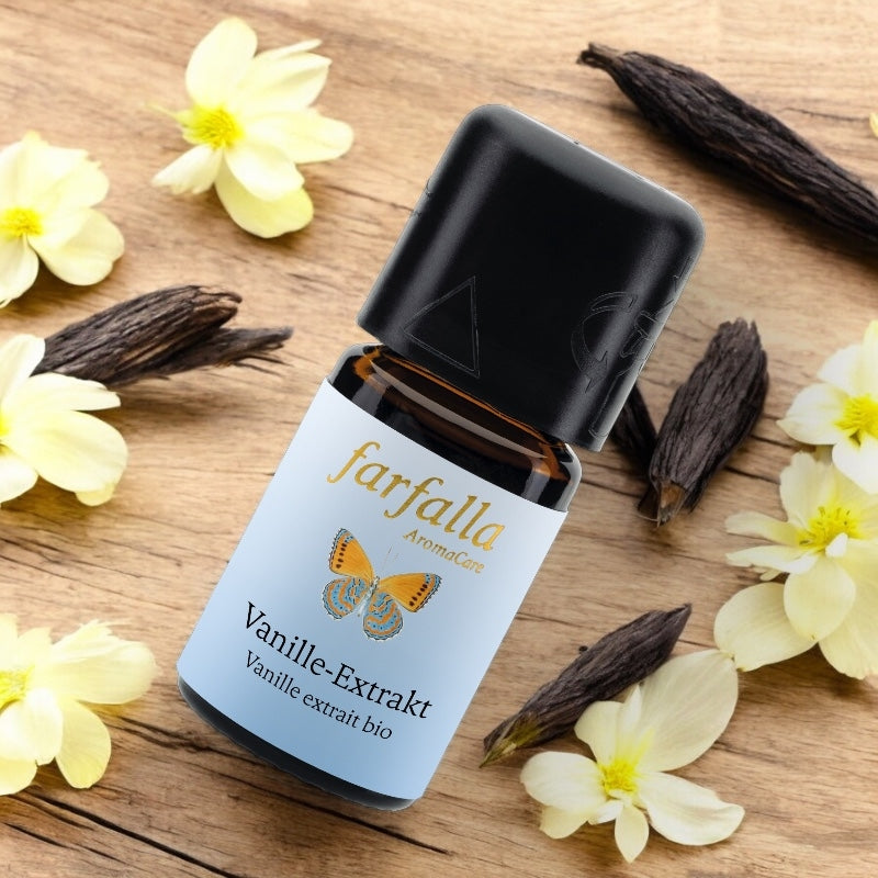Huile essentielle Vanille (extrait) BIO - 5ml - Farfalla