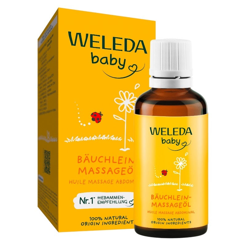 Bio-Mandel-Baby-Bauchmassageöl – 50 ml – Weleda