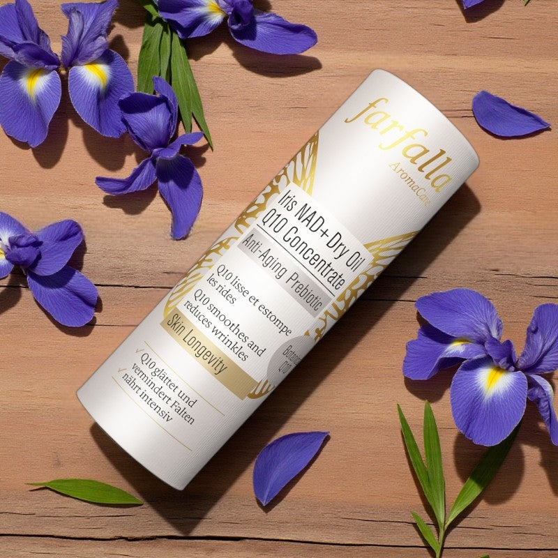 Konzentriertes Q10 Bio-Iris NAD+ Trockenöl - 15 ml - Farfalla