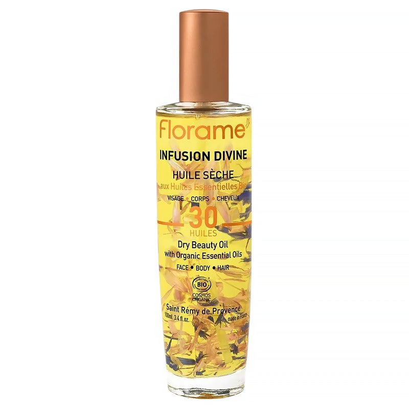 Bio-Trockenöl „Divine Infusion“ (30 Öle) – 100 ml – Florame