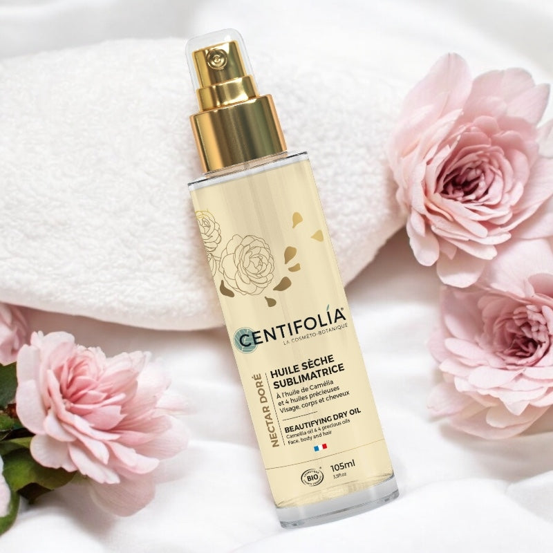 Bio-Trockenöl „Sublime“ mit 5 wertvollen Ölen – 105 ml – Centifolia