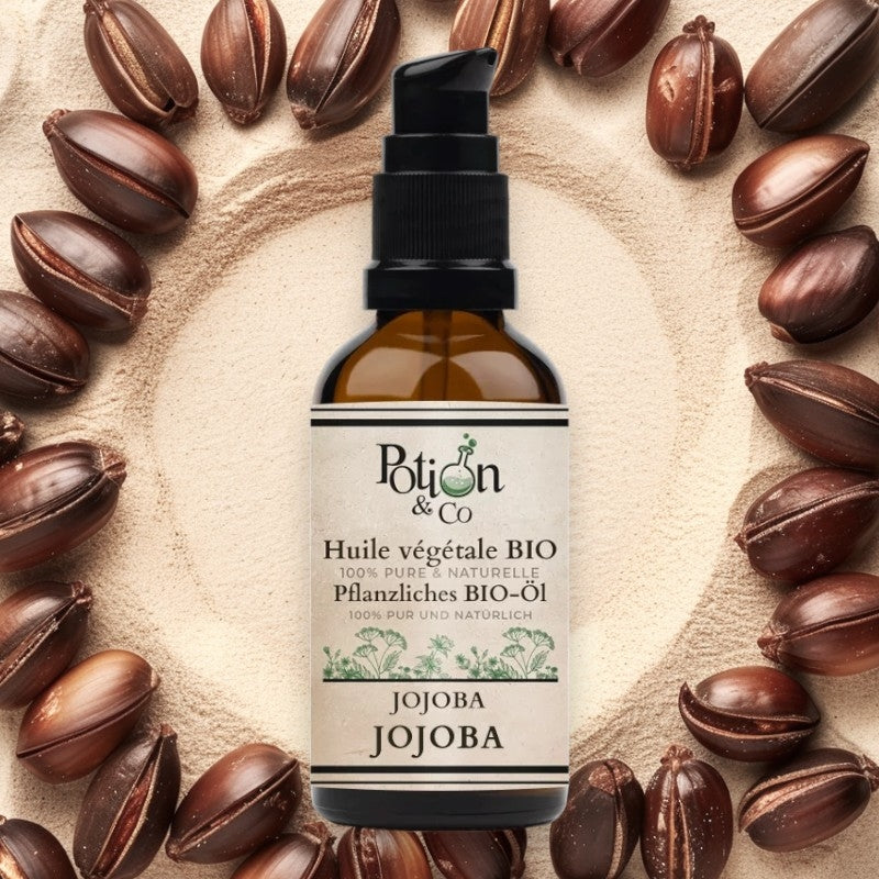 Huile végétale de jojoba BIO - 50ml - Potion & Co