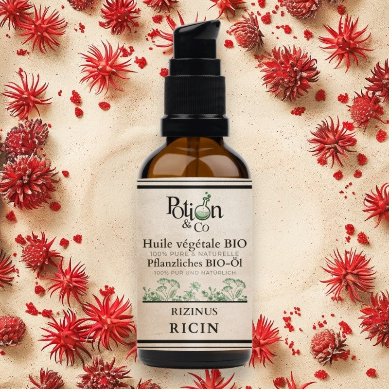 Huile végétale de ricin BIO - 50ml - Potion & Co