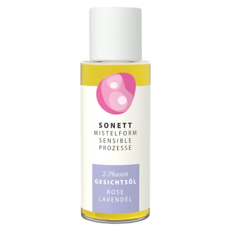 Huile visage biphasée rose & lavande - 50ml - Sonett