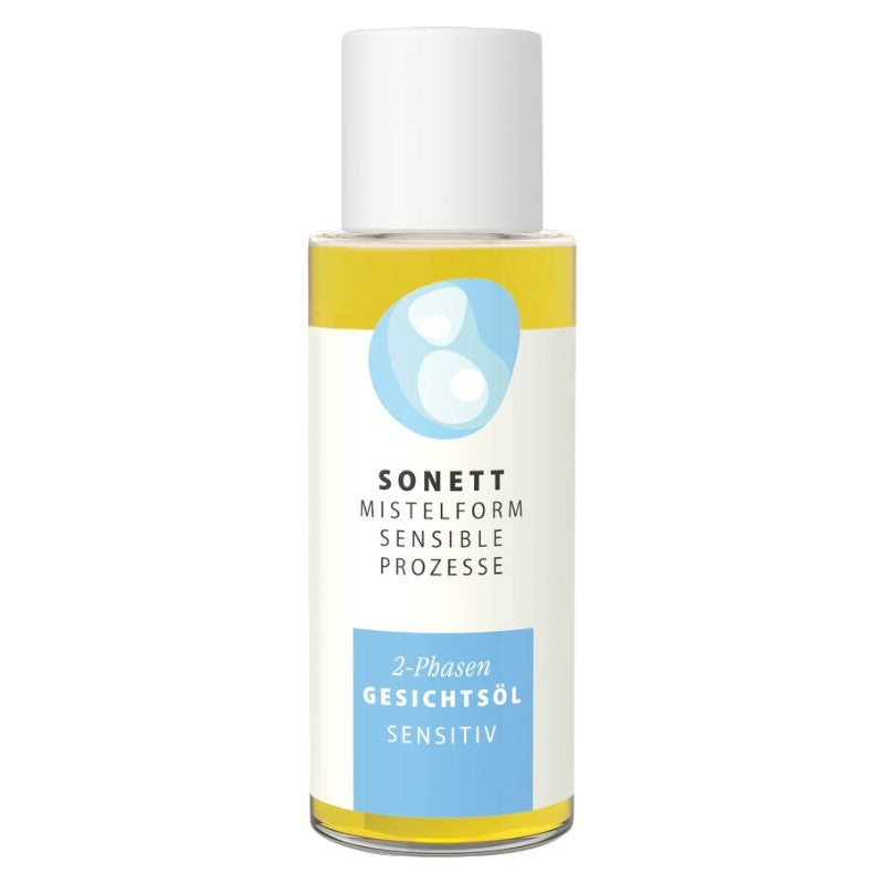 Huile visage biphasée sensitive sans parfum - 50ml - Sonett