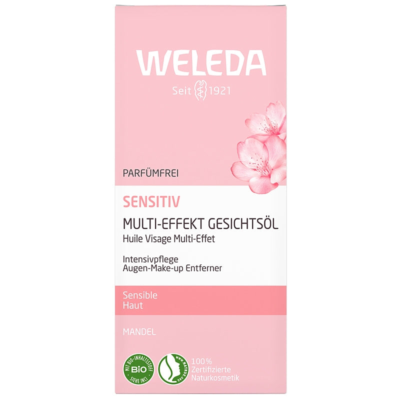 Weleda Multi-Effekt Sensitive Bio-Mandel-Gesichtsöl - 50 ml